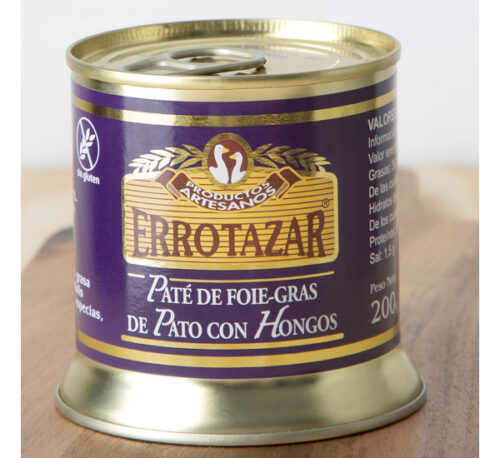 Paté Foie-Gras con Hongos Errotazar