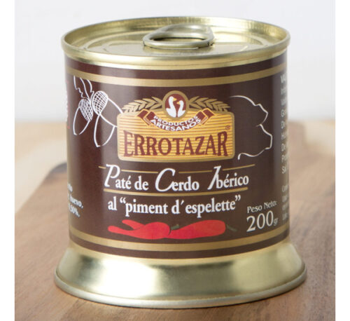 Paté de Cerdo Ibérico al "Piment D'Espelette" Errotazar